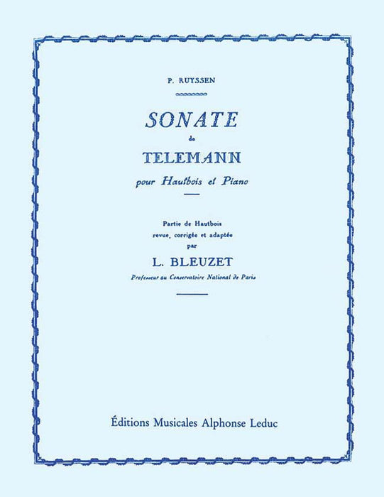Sonata in A Minor for Oboe and Piano 泰勒曼 奏鳴曲 雙簧管 鋼琴 | 小雅音樂 Hsiaoya Music