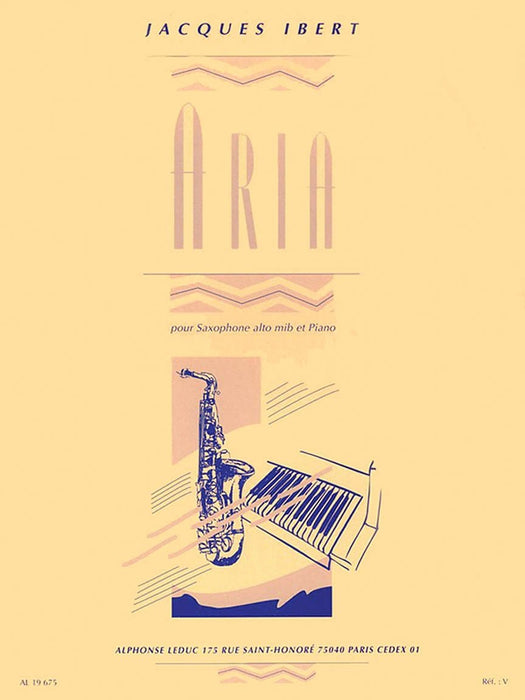 Aria for Alto Sax and Piano 伊貝爾 詠唱調中音薩氏管 鋼琴 詠嘆調 | 小雅音樂 Hsiaoya Music