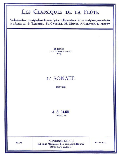 Sonata No. 1, BWV1030 in B Minor - Classiques No. 1 for Flute and Piano 巴赫‧約翰瑟巴斯提安 奏鳴曲 長笛 鋼琴 | 小雅音樂 Hsiaoya Music