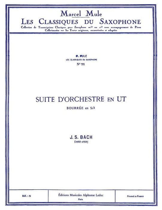 Bourree from Suite in C (BWV1066) for Tenor Saxophone and Piano 巴赫‧約翰瑟巴斯提安 組曲 薩氏管 鋼琴 | 小雅音樂 Hsiaoya Music