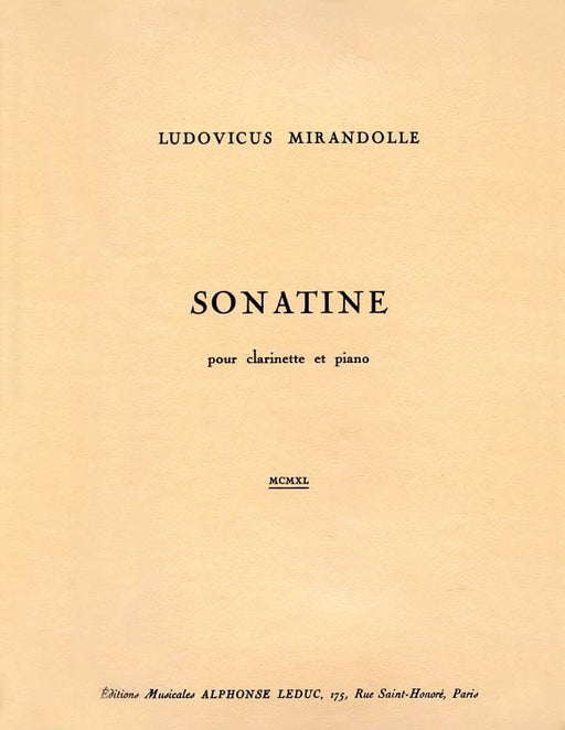 Sonatine for Clarinet and Piano 鋼琴 豎笛 | 小雅音樂 Hsiaoya Music