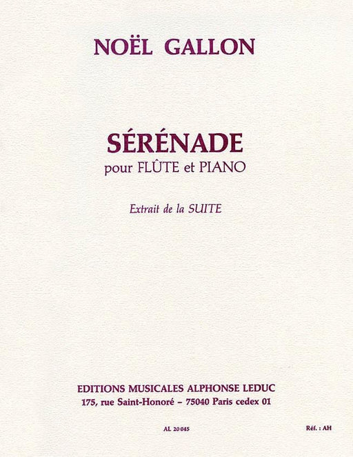 Sérénade for Flute and Piano 長笛 鋼琴 小夜曲 | 小雅音樂 Hsiaoya Music