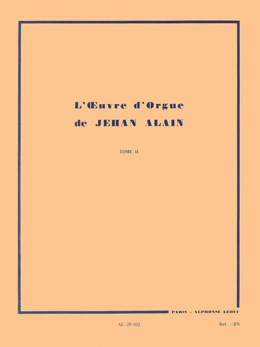 L'oeuvre D'orgue - Tome 2 for Organ 管風琴 | 小雅音樂 Hsiaoya Music