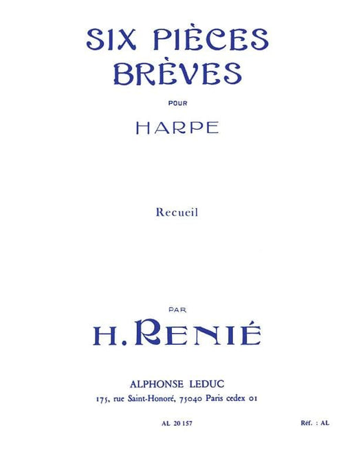 Six Pieces Breves pour Harpe for Harp 豎琴 短音符 | 小雅音樂 Hsiaoya Music