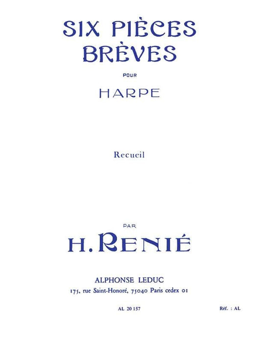 Six Pieces Breves pour Harpe for Harp 豎琴 短音符 | 小雅音樂 Hsiaoya Music