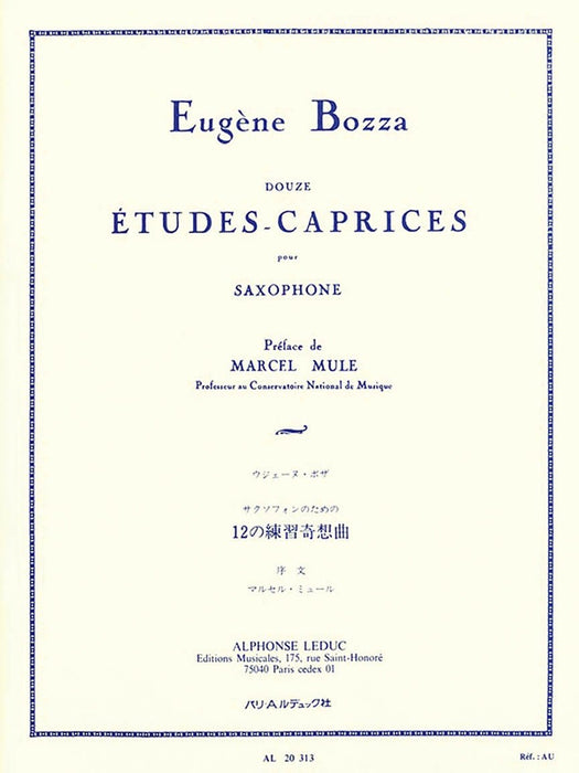 12 Etudes-Caprices for Saxophone [Douze Études-Caprices pour Saxophone] 薩氏管 | 小雅音樂 Hsiaoya Music