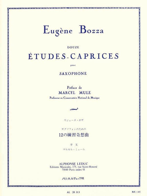 12 Etudes-Caprices for Saxophone [Douze Études-Caprices pour Saxophone] 薩氏管 | 小雅音樂 Hsiaoya Music
