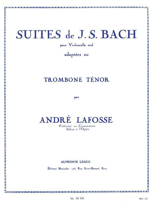 Suites de J.S. Bach pour Violoncelle Adaptées au Trombone Ténor [J.S. Bach Suites for Cello Adpated for Tenor Trombone] 長號 大提琴 組曲 | 小雅音樂 Hsiaoya Music