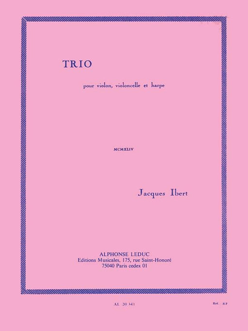 Trio for Violin, Cello and Harp 伊貝爾 三重奏小提琴 豎琴 弦樂三重奏 | 小雅音樂 Hsiaoya Music