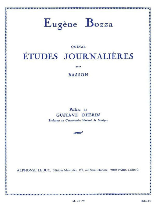 Quinze Etudes Journalieres pour Basson for Bassoon 練習曲 低音管 | 小雅音樂 Hsiaoya Music