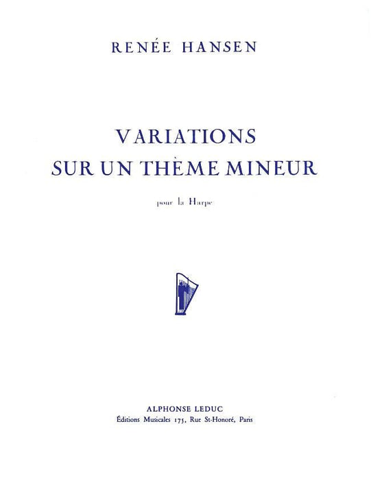 Variations sur un Theme Mineur for Harp 變奏曲 主題 豎琴 | 小雅音樂 Hsiaoya Music