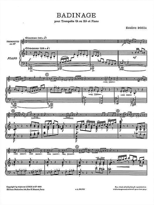 Badinage for Trumpet and Piano 小號(含鋼琴伴奏) | 小雅音樂 Hsiaoya Music