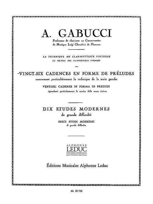 26 Cadences En Forme De Preludes (clarinet Solo) 前奏曲 豎笛 | 小雅音樂 Hsiaoya Music