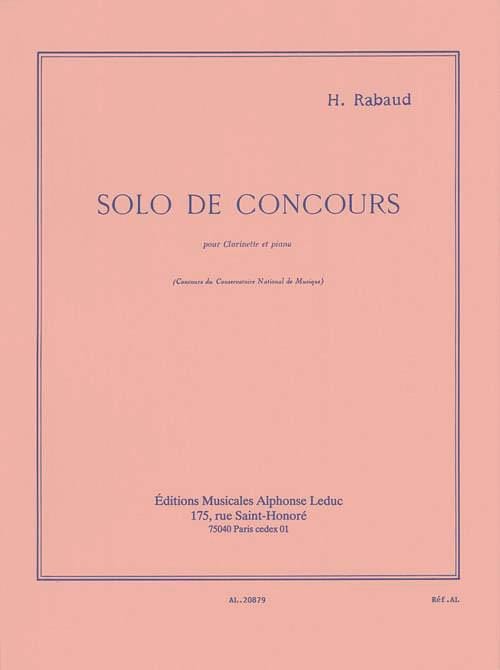 Solo De Concours Op10 Clarinette Et Piano 拉波 鋼琴 競賽獨奏曲 | 小雅音樂 Hsiaoya Music