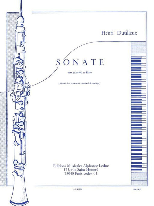Sonate Hautbois Et Piano 迪悌耶 鋼琴 雙簧管 | 小雅音樂 Hsiaoya Music