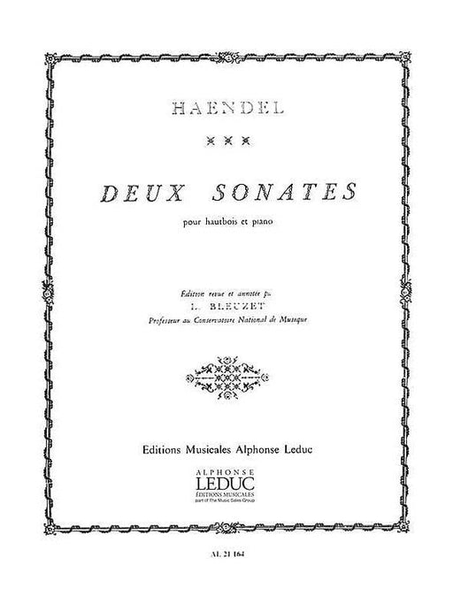 2 Sonatas (oboe & Piano) 韓德爾 雙簧管 鋼琴 奏鳴曲 | 小雅音樂 Hsiaoya Music