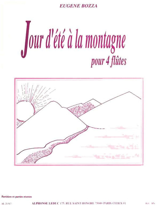 Eugene Bozza - Jour Dete A La Montagne, Pour Quatre Flutes 長笛 | 小雅音樂 Hsiaoya Music