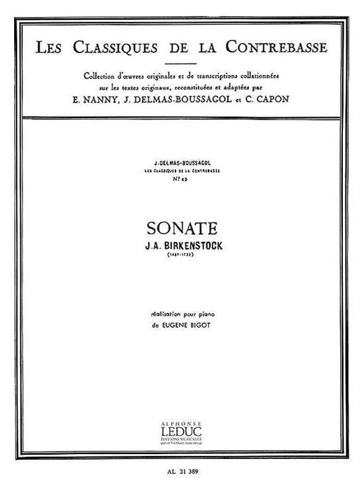 Sonata (classiques No.45) (double Bass & Piano) 奏鳴曲 鋼琴 低音大提琴 | 小雅音樂 Hsiaoya Music