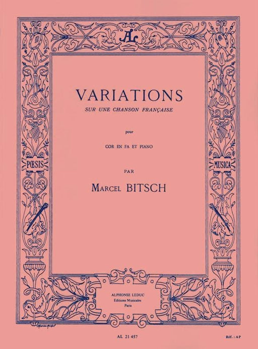 Variations Sur Un Chanson Francaise (horn & Piano)法國號 鋼琴 變奏曲 | 小雅音樂 Hsiaoya Music