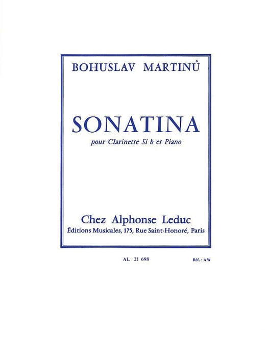 Sonatina Pour Clarinette et Piano 馬悌努 小奏鳴曲 鋼琴 豎笛(含鋼琴伴奏) | 小雅音樂 Hsiaoya Music