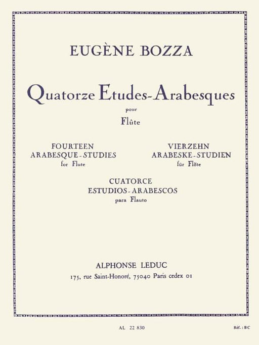 Fourteen Arabesque Studies For Flute 長笛 | 小雅音樂 Hsiaoya Music