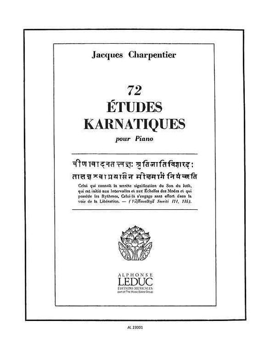 72 Etudes Karnatiques - 2e Cycle (piano Solo) 鋼琴 練習曲 | 小雅音樂 Hsiaoya Music