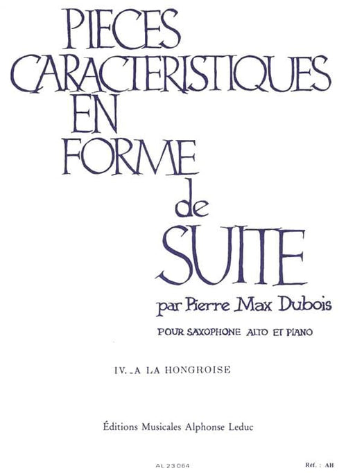 Pieces Caracteristiques Op.77 No.4 - A La Hongroise (alto Saxophone/ 中音 小品 | 小雅音樂 Hsiaoya Music