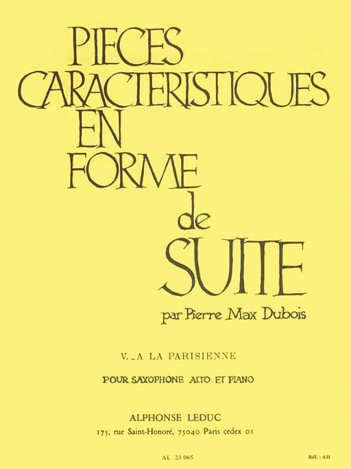 Pieces Caracteristiques Op.77 No.4 - A La Parisienne (alto Saxophone 中音薩氏管 小品 | 小雅音樂 Hsiaoya Music