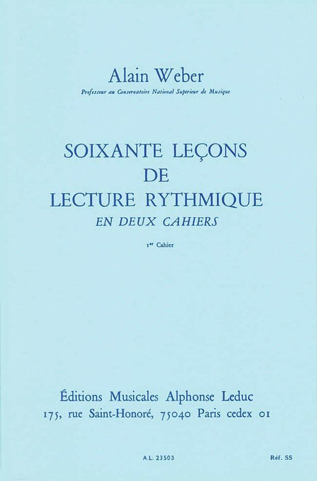 60 Lecons De Lecture Rythmique - Volume 1 | 小雅音樂 Hsiaoya Music