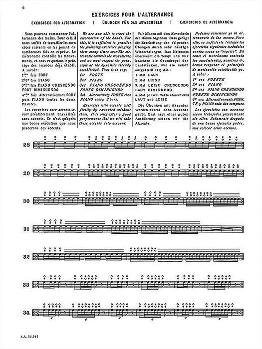 Methode De Caisse-Claire [Method for the Snare Drum] 鼓 | 小雅音樂 Hsiaoya Music