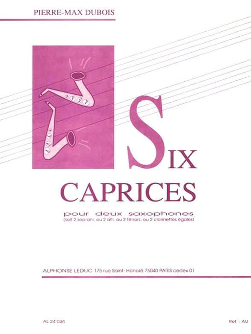 Six Caprices (two Saxophones) 隨想曲薩氏管 薩氏管 | 小雅音樂 Hsiaoya Music