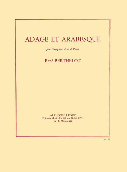 Adage And Arabesque (alto Saxophone And Piano) 中音薩氏管 鋼琴 | 小雅音樂 Hsiaoya Music