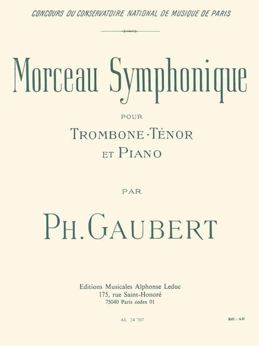 Symphonic Piece, For Tenor Trombone And Piano 小品 長號 鋼琴 | 小雅音樂 Hsiaoya Music