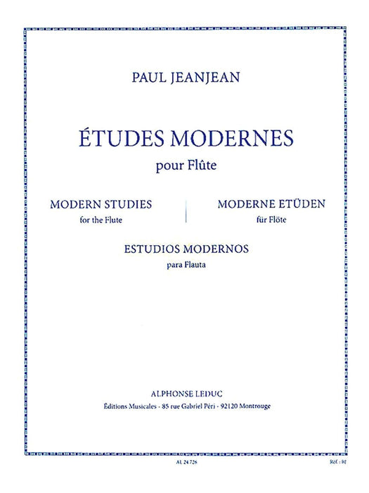 Études Modernes Pour Flute [Modern Studies for Flute] 長笛 | 小雅音樂 Hsiaoya Music
