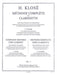 Hyacinthe Klose - Methode Complete De Clarinette, Vol. 1 豎笛 | 小雅音樂 Hsiaoya Music