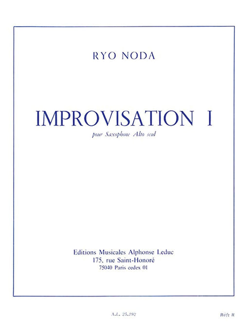 Improvisation I for Alto Sax 即興演奏 中音薩氏管 薩氏管 | 小雅音樂 Hsiaoya Music