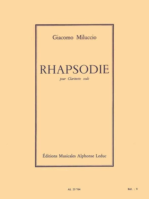 Rhapsody (solo Clarinet) 狂想曲 豎笛 | 小雅音樂 Hsiaoya Music