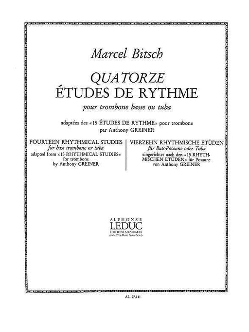 14 Etudes De Rythme (trombone-bass Solo) 練習曲 | 小雅音樂 Hsiaoya Music
