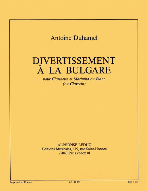 Divertissement A La Bulgare (clarinet & Percussion) 擊樂器 豎笛 | 小雅音樂 Hsiaoya Music