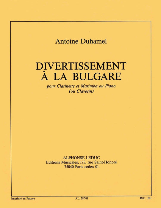 Divertissement A La Bulgare (clarinet & Percussion) 擊樂器 豎笛 | 小雅音樂 Hsiaoya Music