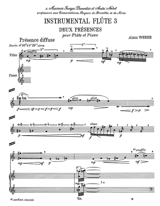 Instrumental Flute 3: 2 Presences (flute & Piano) 長笛 鋼琴 | 小雅音樂 Hsiaoya Music