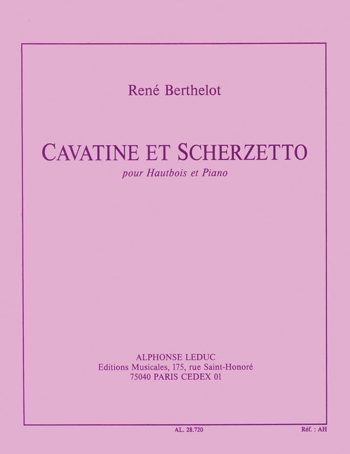 Cavatine Et Scherzetto (oboe & Piano) 雙簧管 鋼琴 | 小雅音樂 Hsiaoya Music