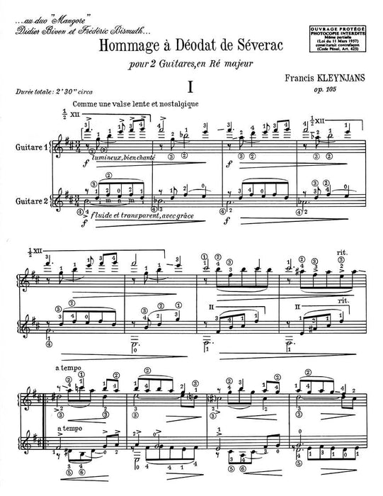 Hommage A Deodat De Severac (guitars 2) 吉他 | 小雅音樂 Hsiaoya Music