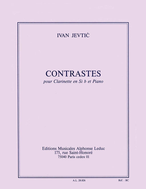 Contrastes (clarinet & Piano) 鋼琴 豎笛 | 小雅音樂 Hsiaoya Music