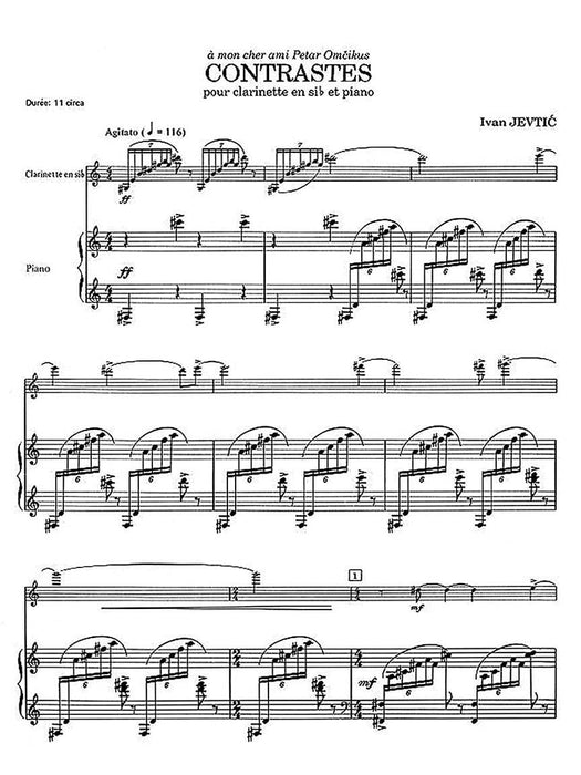 Contrastes (clarinet & Piano) 鋼琴 豎笛 | 小雅音樂 Hsiaoya Music