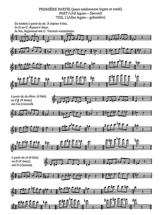 Exercices Systematiques Sur Les Chromatismes (flute Solo) 長笛 | 小雅音樂 Hsiaoya Music