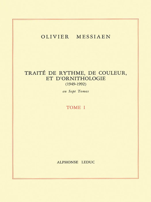 Traite De Rythme, De Couleur Et D'ornithologie Tome 1 梅湘 | 小雅音樂 Hsiaoya Music