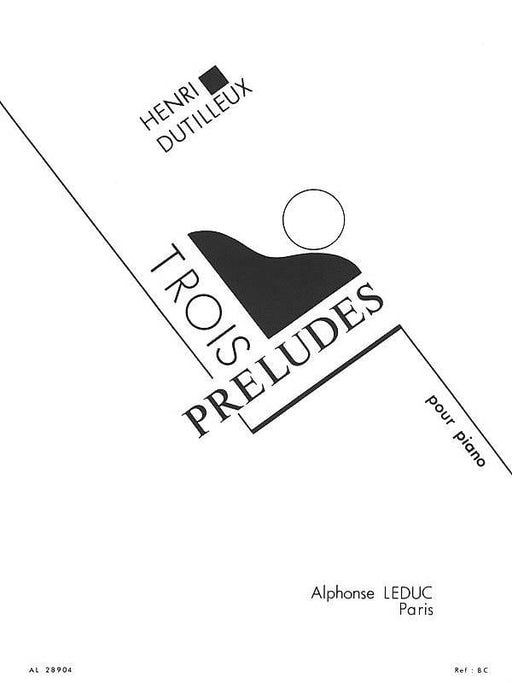 Henri Dutilleux - Trois Preludes Pour Piano 迪悌耶 鋼琴 前奏曲 | 小雅音樂 Hsiaoya Music