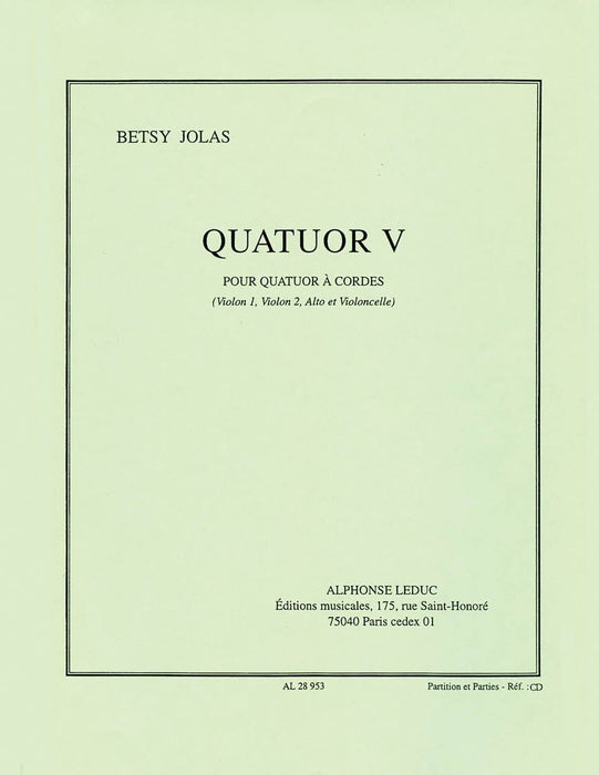 Quatuor V (quartet-strings) | 小雅音樂 Hsiaoya Music