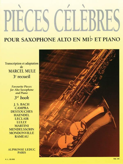 Pieces Celebres Vol.3 (saxophone-alto & Piano) 鋼琴 小品 | 小雅音樂 Hsiaoya Music